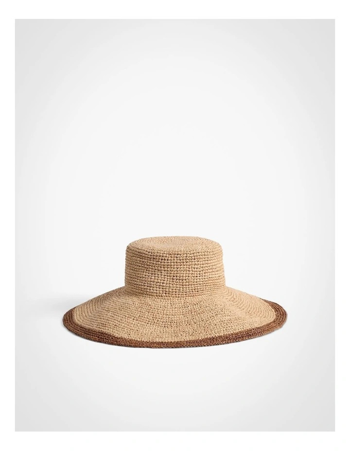 WitcherySara Sunhat in Tan Stripe | Myer