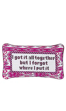 Got It All Together Needlepoint Pillow
                    
                    Furbish Studio | Revolve Clothing (Global)