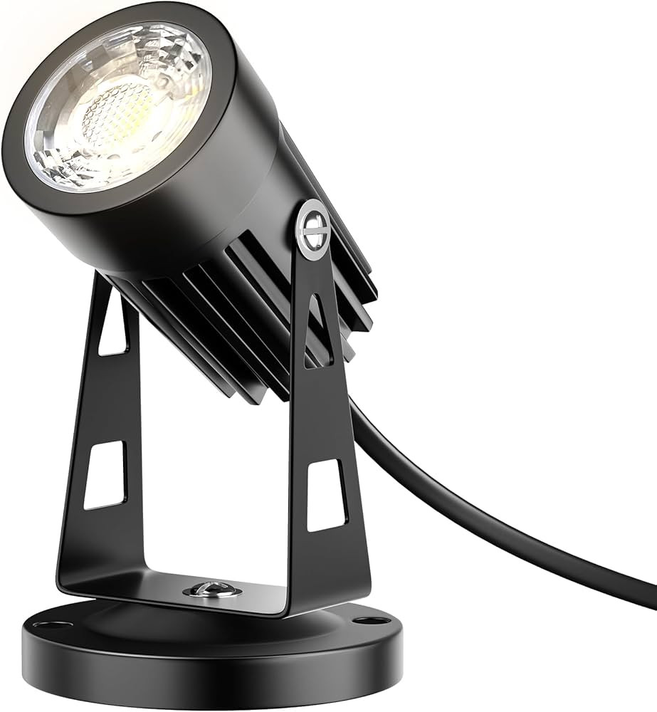 LED Indoor Plant Spotlight, 3W Floor Lamp Plant Up Lighting, 3000k Warm White Spotlight Indoor Gr... | Amazon (US)