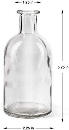 Serene Spaces Living Bud Vases, Apothecary Jars, Decorative Glass Bottles, Centerpiece for Weddin... | Amazon (US)