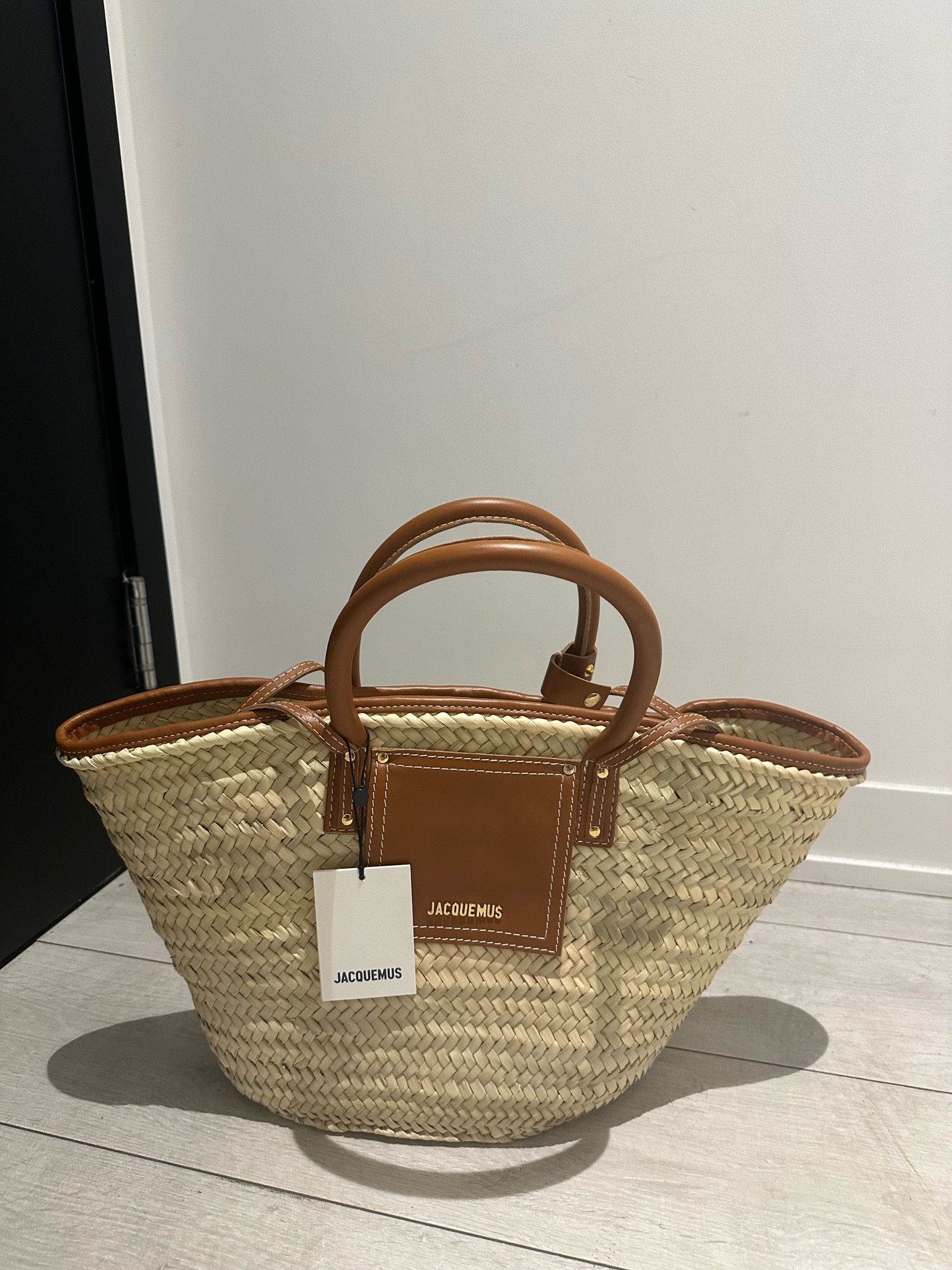 My new favorite straw bag. It’s beautiful and will make the perfect beach bag  