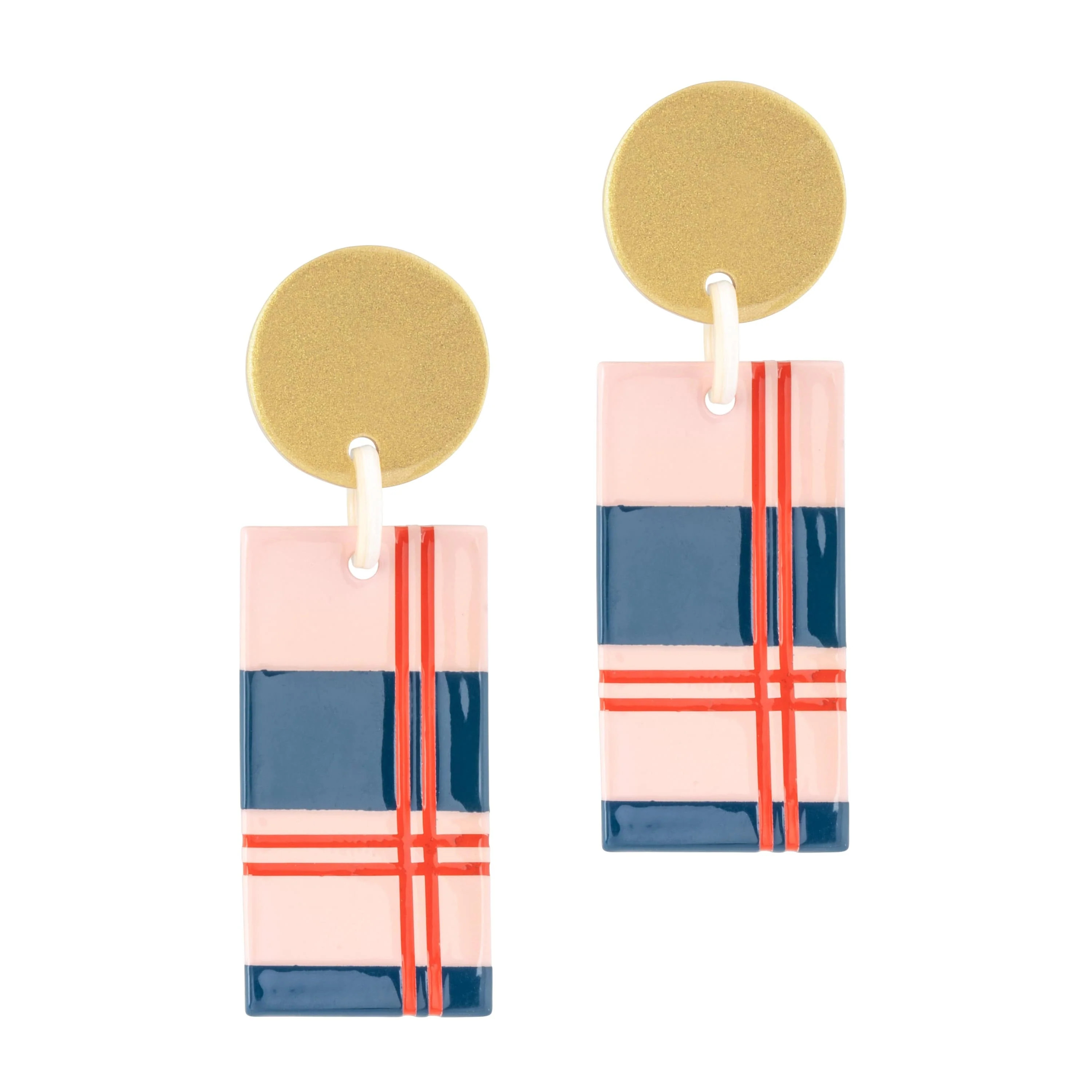 Nutcracker Plaid Cabana Earrings | Sunshine Tienda