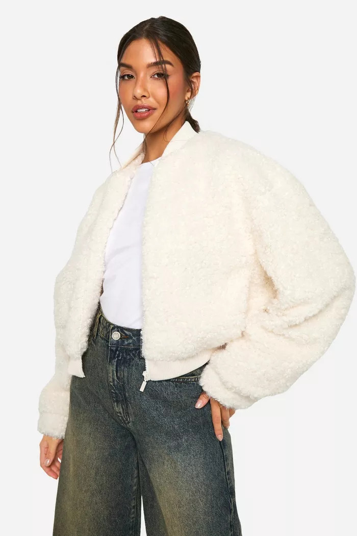 Faux Fur Bomber Jacket | boohoo (US & Canada)