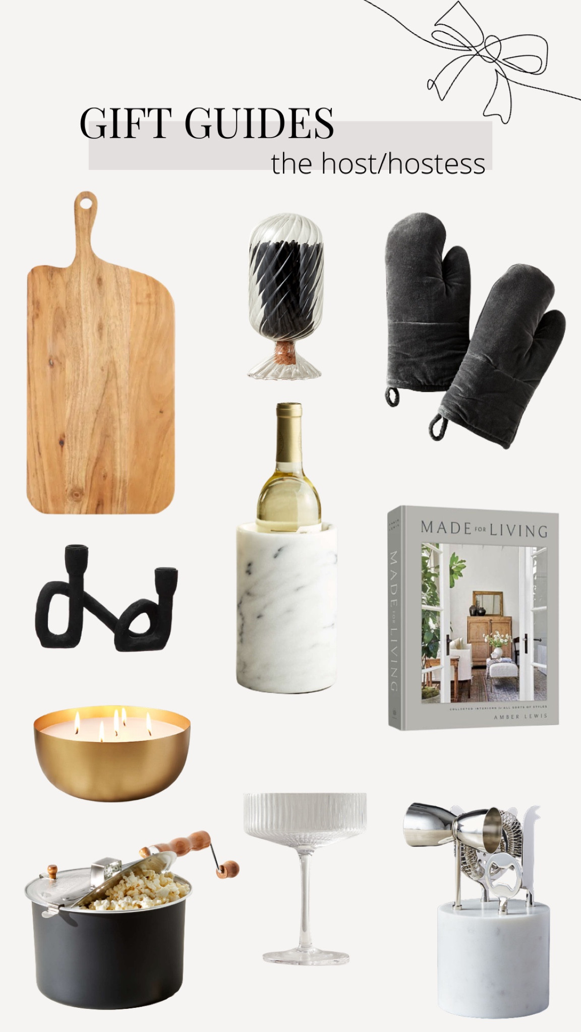 Gift guide for host/hostess 🖤

#LTKSeasonal #LTKHoliday #LTKGiftGuide