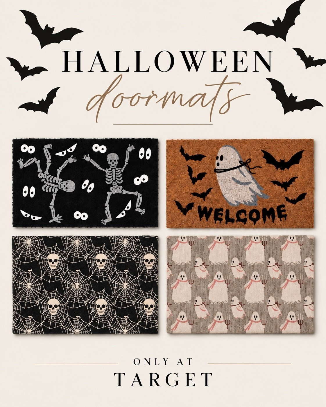 Halloween doormats at Target 👻🦇🎃

#LTKSeasonal #LTKHome