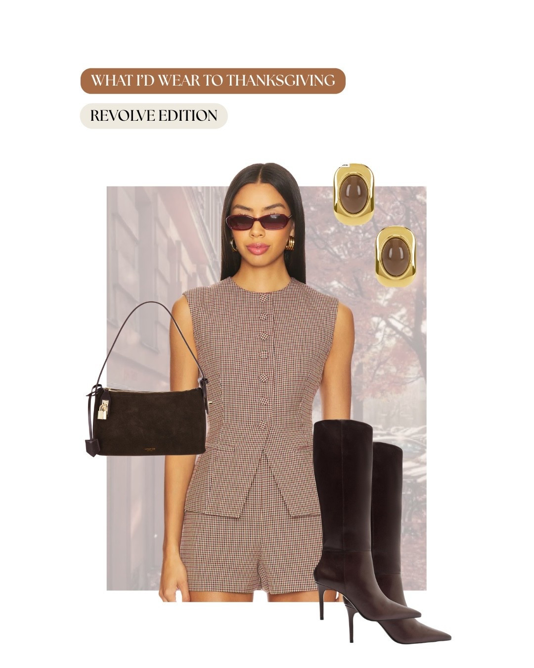 What I’d Wear to Thanksgiving — Revolve Edition 🍂🤎 This matching top and short set with high boots is giving effortless fall chic. Perfect for Thanksgiving outfits, fall outfit inspo, or any cozy dinner plans. 

#ThanksgivingOutfit #FallOutfitInspo #RevolveStyle #ThanksgivingLooks #LTKFallFashion #RevolveFinds #NeutralOutfits #HolidayOutfitIdeas #FallFashion #LTKStyle

#LTKSeasonal #LTKHoliday #LTKStyleTip