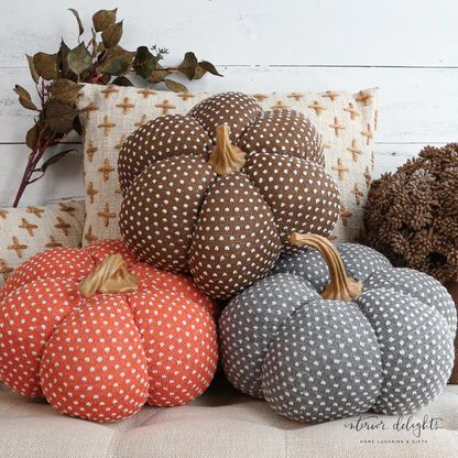 Knit Pumpkins- 3 Assorted Styles | Interior Delights