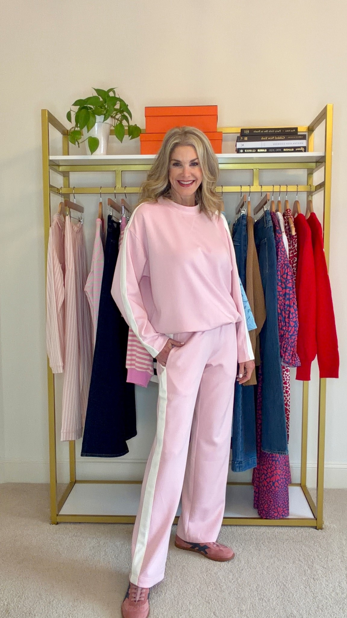 The pink loungewear set I’m wearing on repeat. Size S

#LTKSeasonal #LTKOver40