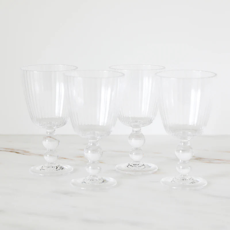 Acrylic Stemware, Set of 4 | Jansen Home