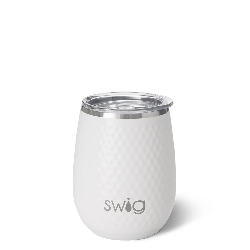 Swig Life 14oz Stemless Wine Cup | Insulated Stainless Steel Wine Tumbler | Golf Partee | Walmart (US)