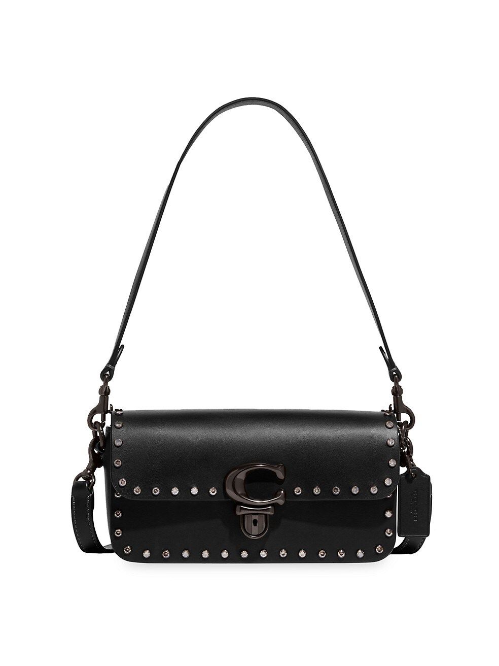 Studded Leather Shoulder Bag | Saks Fifth Avenue