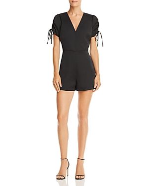 Joa Drawstring-Sleeve Romper | Bloomingdale's (US)