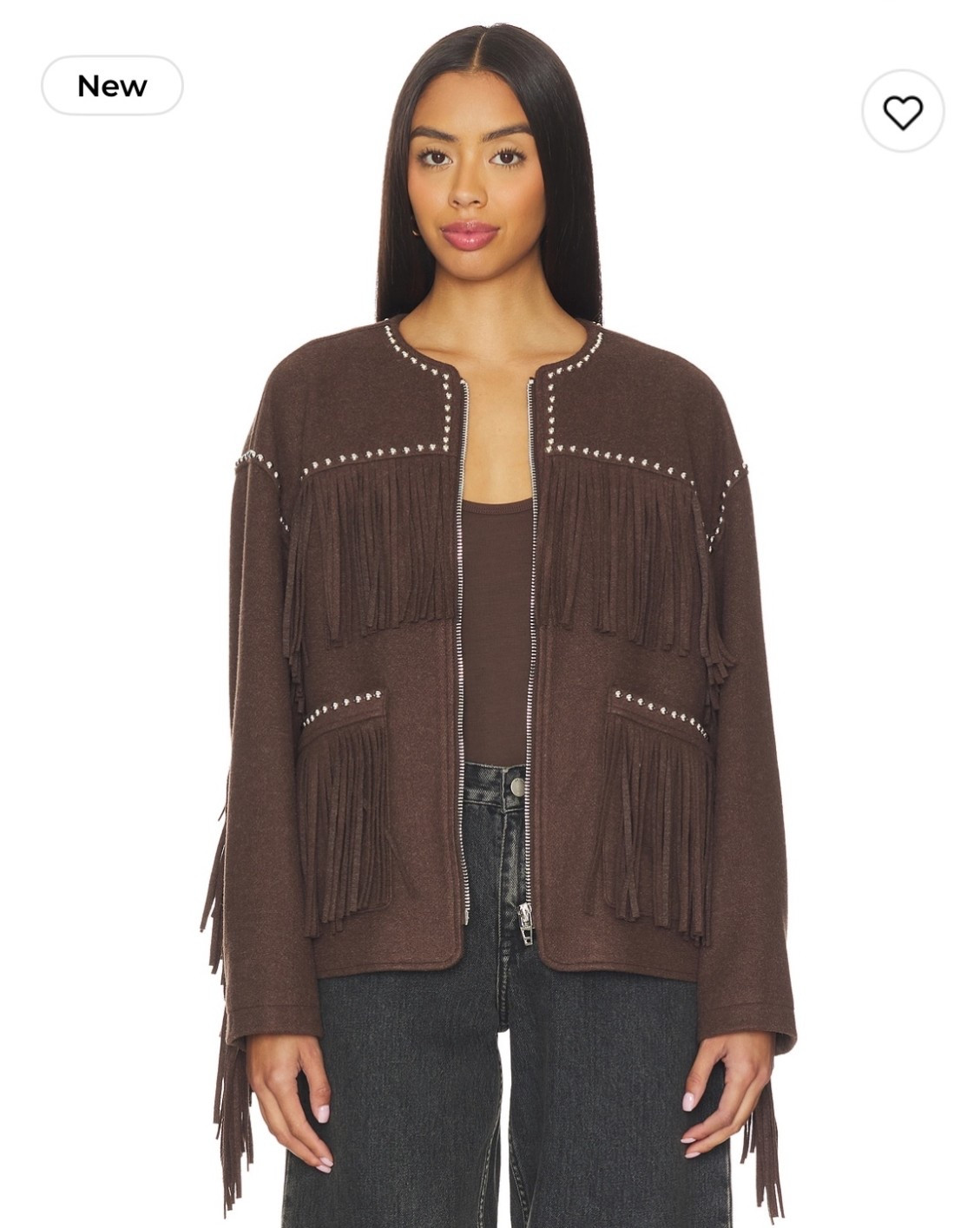 New arrival in stock!!! Brown suede fringe jacket — this jacket is inexpensive compared to a lot of ones I’ve seen. Perfect for a western chic look or to elevate an everyday cold weather outfit 🤍 

#LTKTravel #LTKSeasonal
