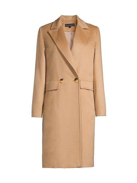 Sofia Cashmere Double-Breasted Cashmere Coat | Saks Fifth Avenue