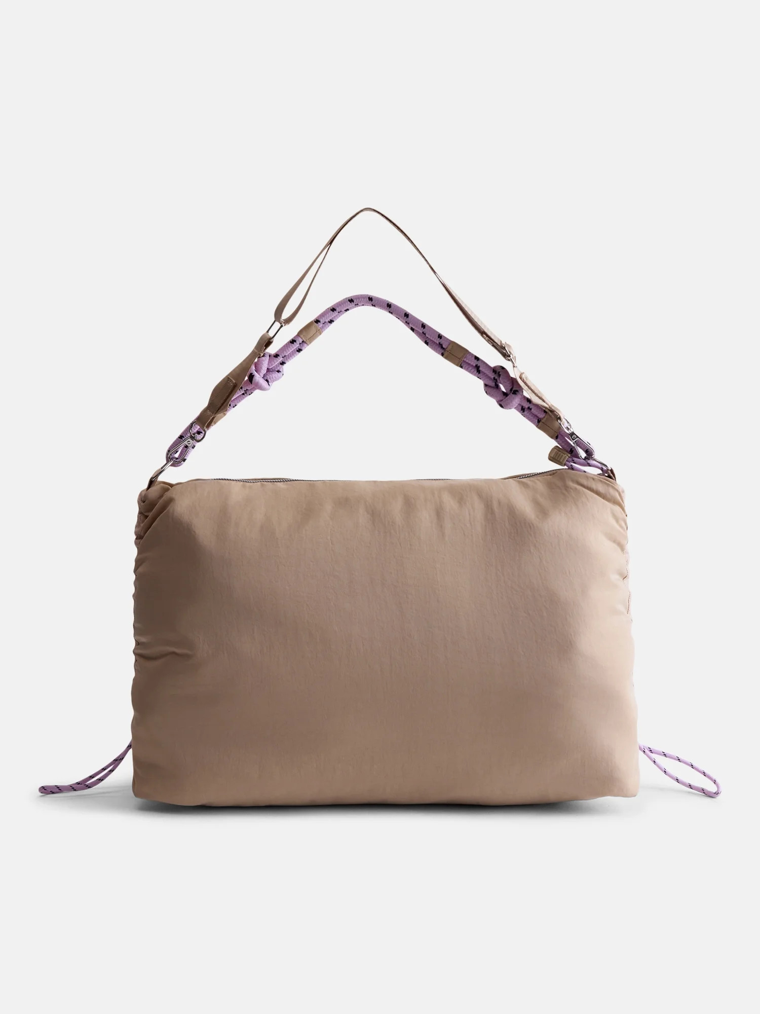 No Boundaries Women’s Large Nylon Tote with Paracord Strap, Tan | Walmart (US)