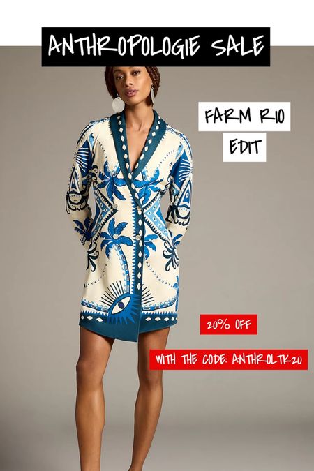 FARM RIO SALE
20% off the new collection at Anthropologie 

#LTKcurves #LTKstyletip #LTKtravel