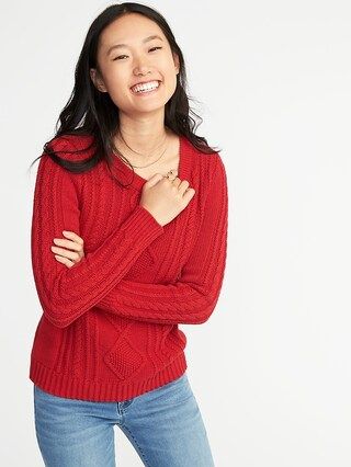 Classic Cable-Knit Sweater for Women | Old Navy US