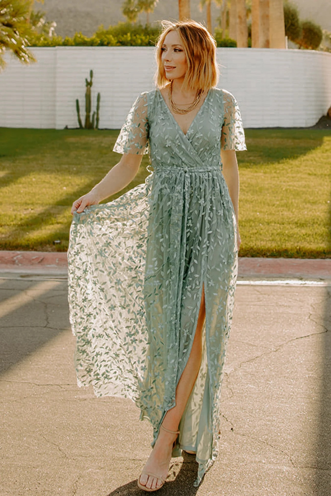Marseille Embossed Maxi Dress | Baltic Born