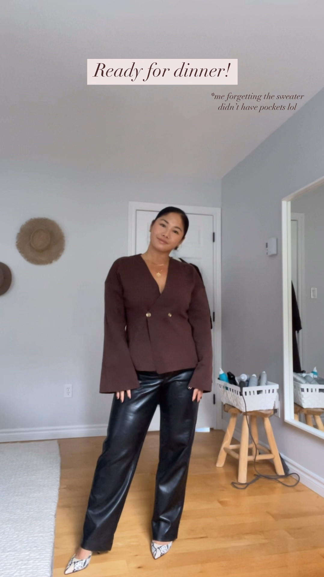 I’m wearing a medium in this Amazon find of a sweater! It’s not flimsy and thin! It feels very luxe but the receipt says Amazon… as the girlies say lol The pants are a size 8 short and they fit great on slight curves frames!

#LTKmidsize #LTKautumn #LTKcanada