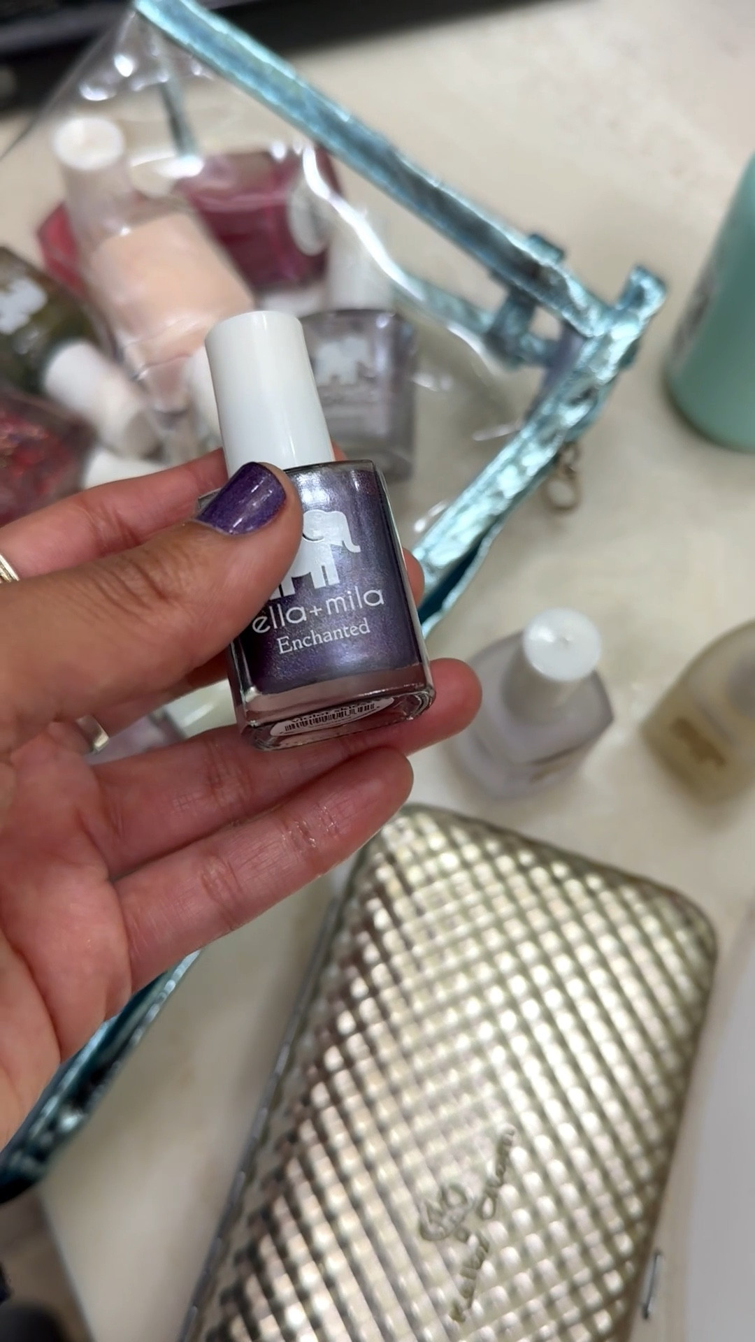 My at-home mani/pedi essentials 💅✨ Sharing my must-haves from Ella + Mila — their nail polish, base, and top coat give salon-quality shine that lasts! Plus, the soy nail polish remover is my absolute fave — gentle, non-toxic, and smells so good! I always keep my mani/pedi kit stocked for that clean, glossy, and polished look every time. Perfect for self-care days or a weekend refresh. 🌸

nail polish remover, vegan nail polish, cruelty-free nail care, clean beauty nails, long-lasting manicure, non-toxic nail polish, mani pedi kit essentials, at-home manicure, trendsetter nail routine, glossy nails, nail care must haves, self care essentials, nail polish remover soy-based, LTK beauty finds, Ella + Mila nail collection, healthy nails routine

#LTKHoliday #LTKGiftGuide #LTKBeauty