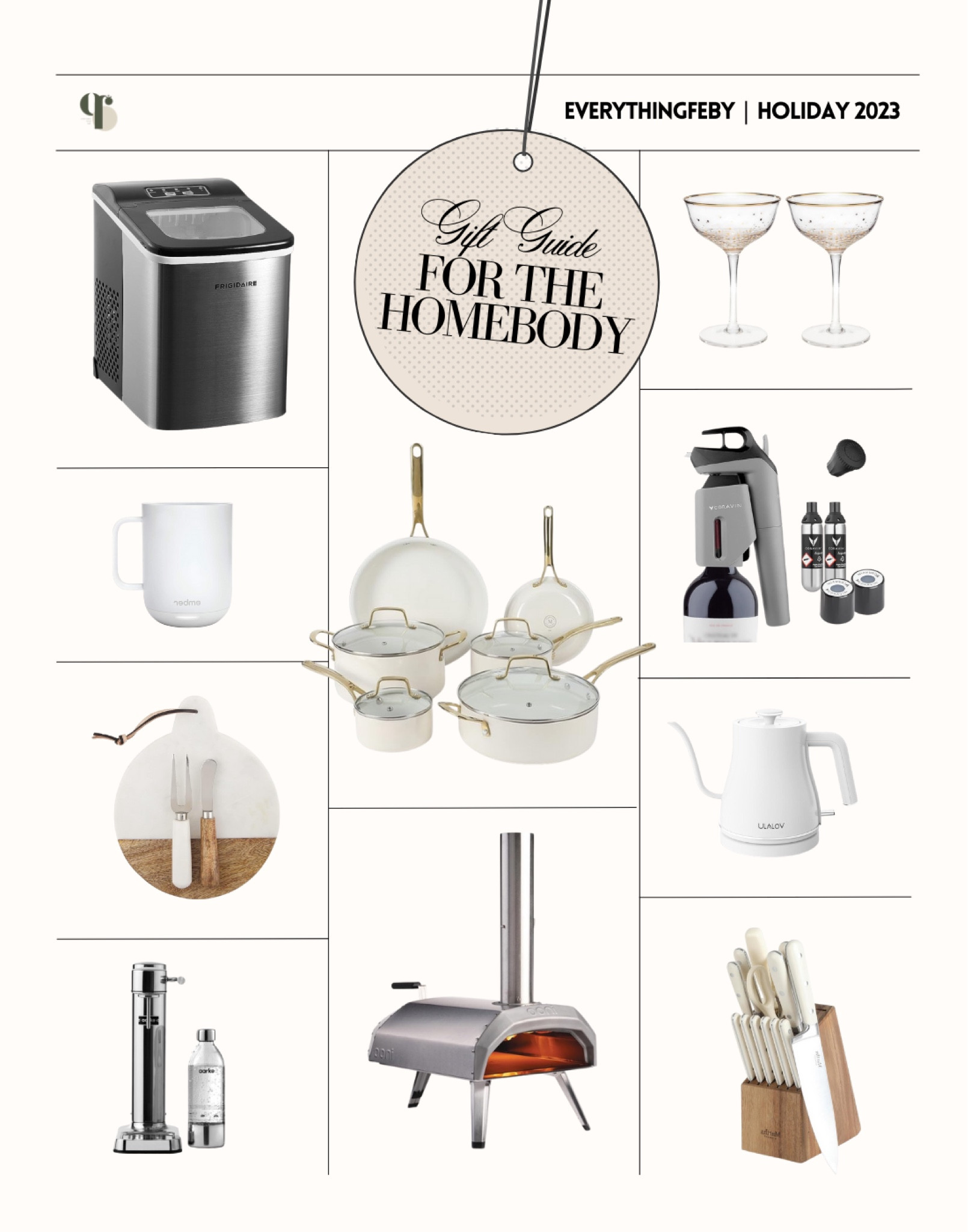 Amazon Gift Guide For The Homebody

Amazon holiday gift ideas / gift for her / gift for him / ice maker / smart mug / cheese board set / pizza oven / wine preservation system / sparkling water machine / knife set / electric kettle / coupe glassware set / pan & pot set / amazon kitchen finds / amazon favorites / amazon finds / amazon must have / kitchen gadget / kitchen accessories / kitchen appliances / practical gift ideas / amazon black friday 

#LTKCyberWeek #LTKhome #LTKGiftGuide