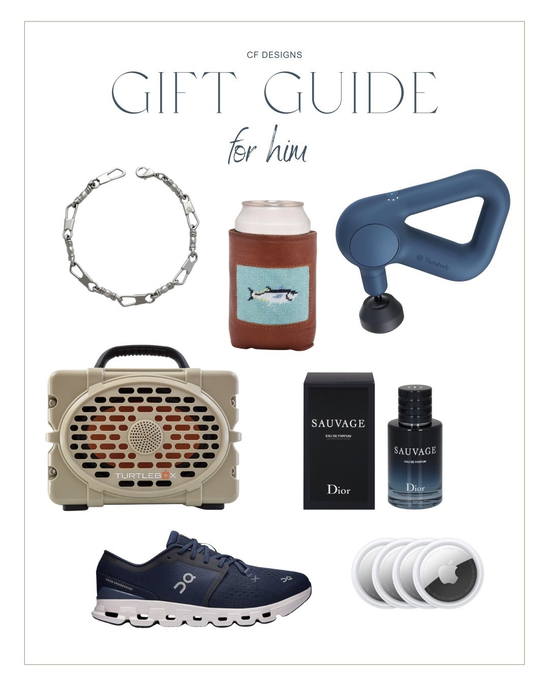 A Gift Guide for him. Easy. Practical. Always a win. 🌊 🙌🏼