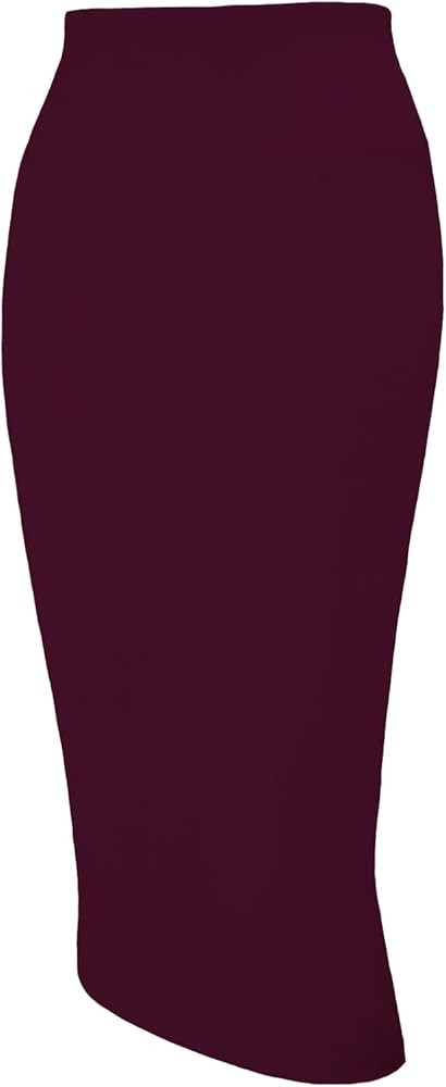Tapata Women's Office Work Pencil Skirt Stretch High Waist Below Knee Bodycon for Business Casual | Amazon (US)