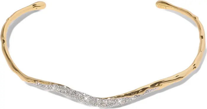 Solanales Skinny Crystal Pavé Collar Necklace | Nordstrom