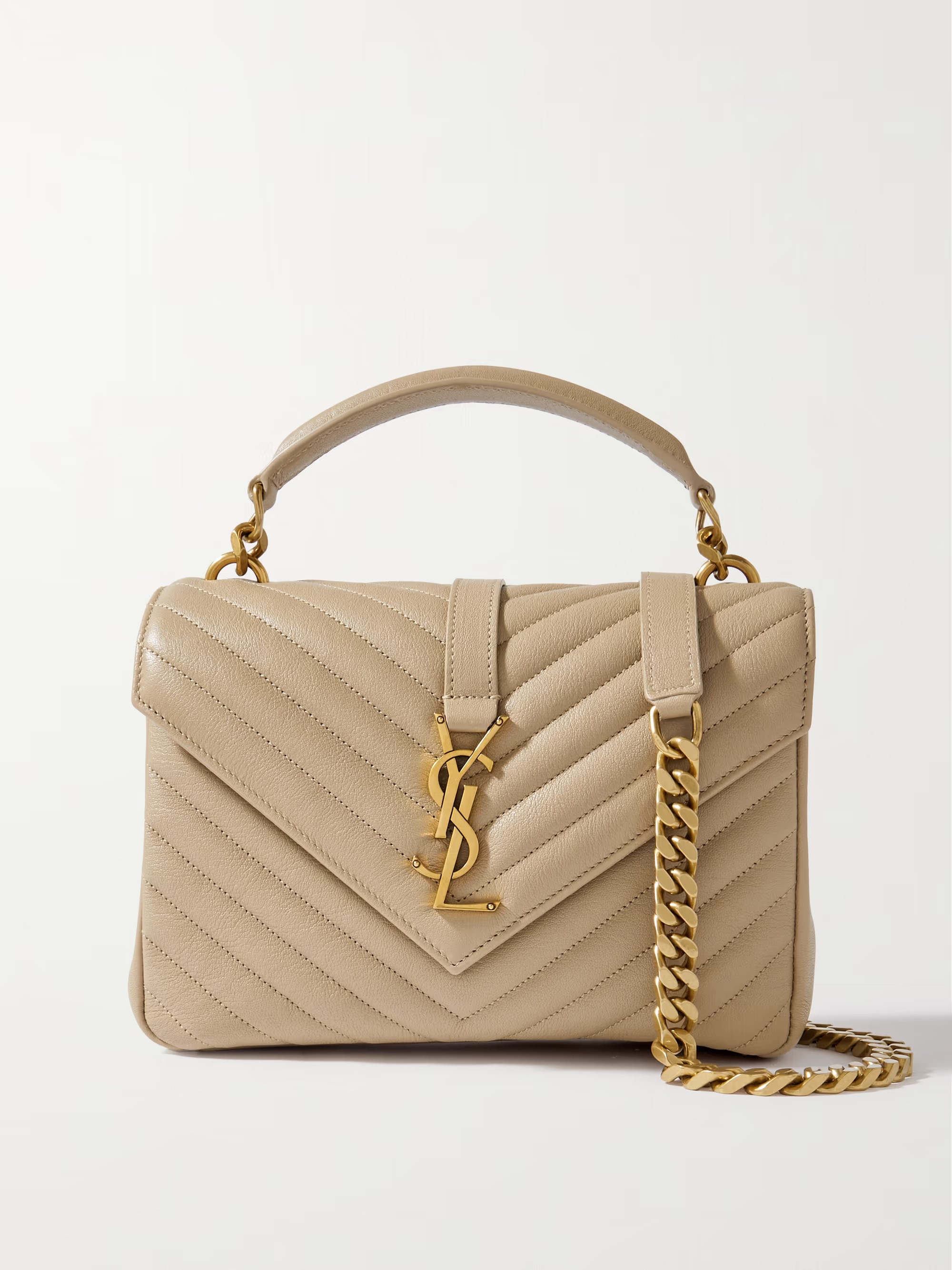 College medium quilted leather tote | NET-A-PORTER (US)