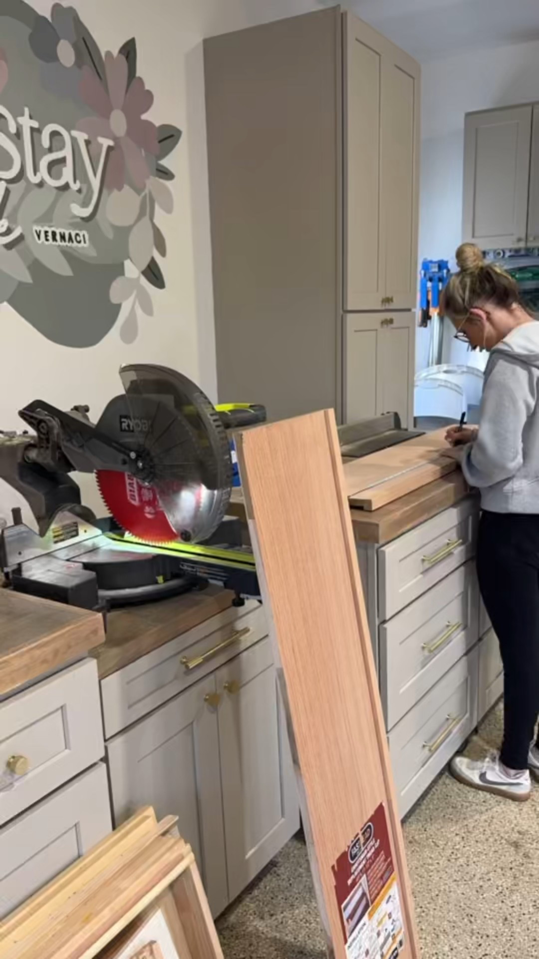 I was going to build floating shelves but then I had a genius idea! I’m going to use these stair treads instead. They have a lip on them so you won’t be able to see the brackets 🙌🏼 I stained them black, but now I think it might be too dark? What do you think?

DIY Project | Floating Shelves | Stair Treads | Laundry Room 

Come Stay Awhile, Amanda Vernaci