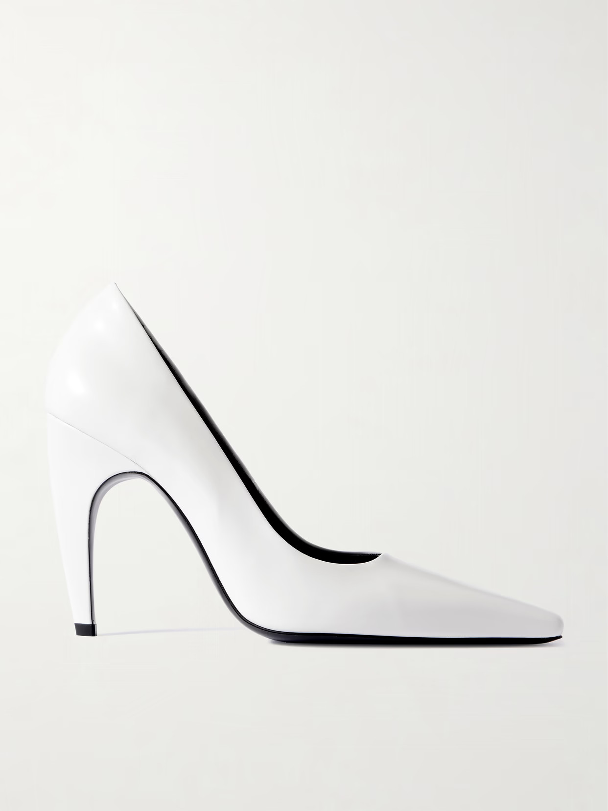 JUDE - Fame Leather Pumps - White | NET-A-PORTER (US)