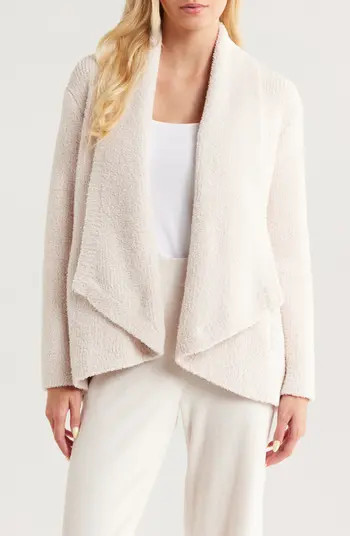 Cozy Chic® Shawl Collar Rib Cardigan | Nordstrom