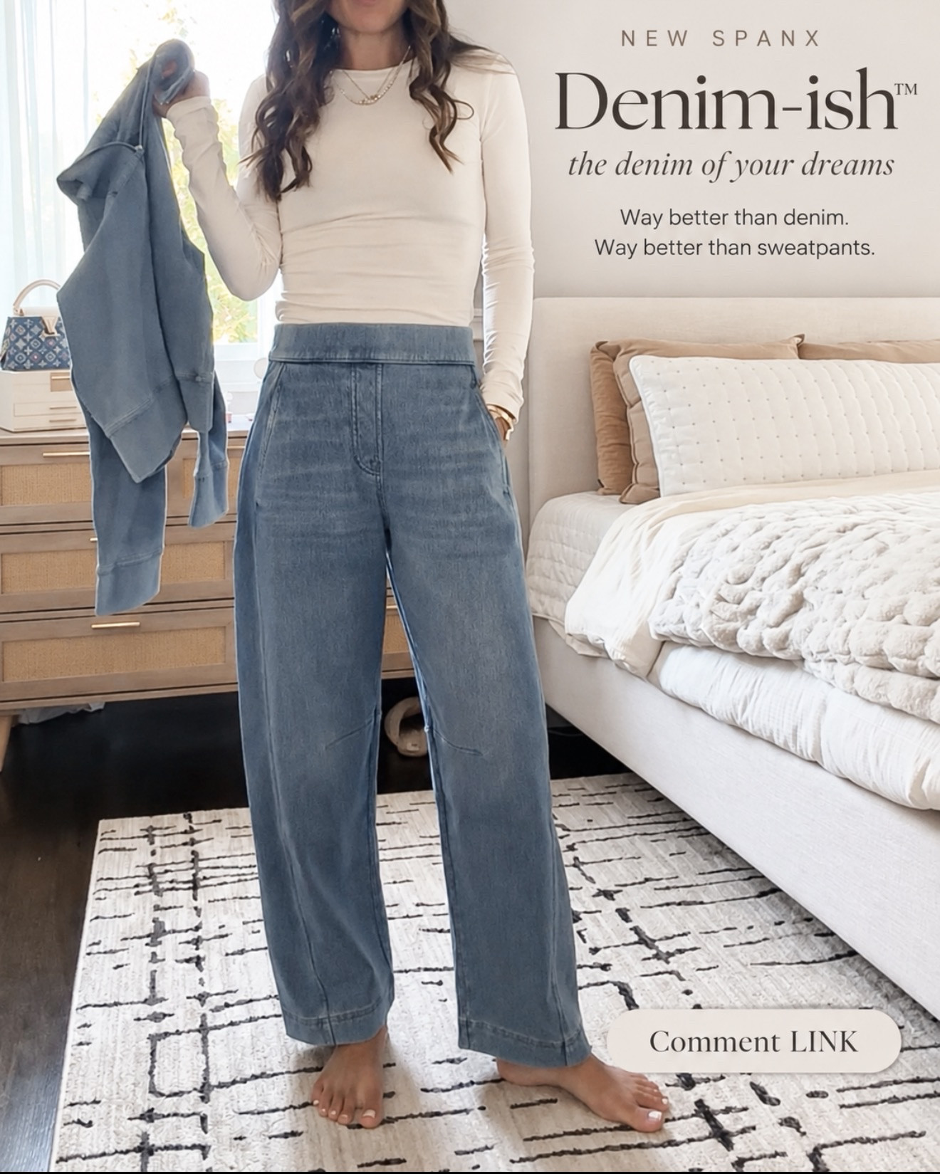 The denim of your dreams might actually be here 👀

The new SPANX Denim-ish gives you the look of denim with comfort that’s way better than sweatpants. It’s SO good.

Comment LINK and I’ll send you the details! New customers can use code MRSCASUALXSPANX for 15% off.

#LTKOver40 #LTKSeasonal #LTKootd