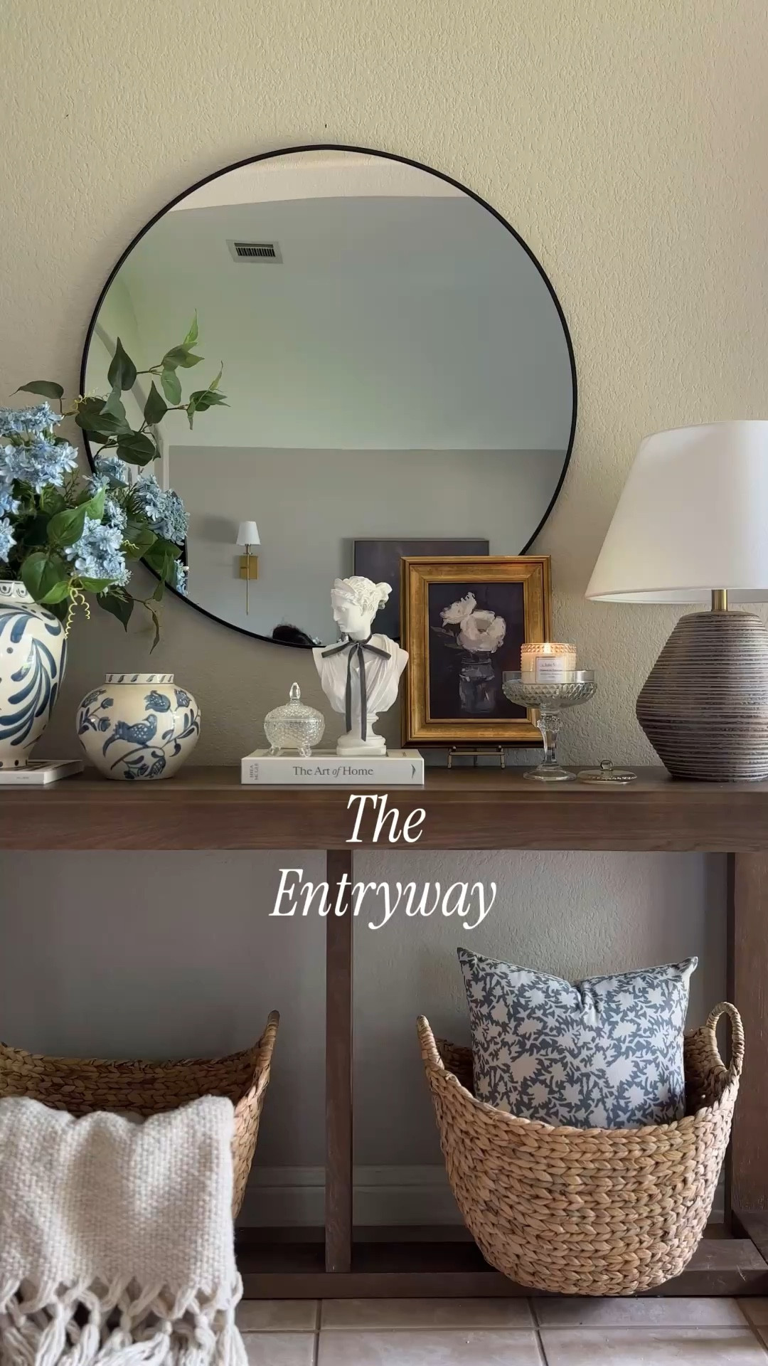 Entryway Styling Refresh! 💙

#LTKHome #LTKSaleAlert #LTKSeasonal