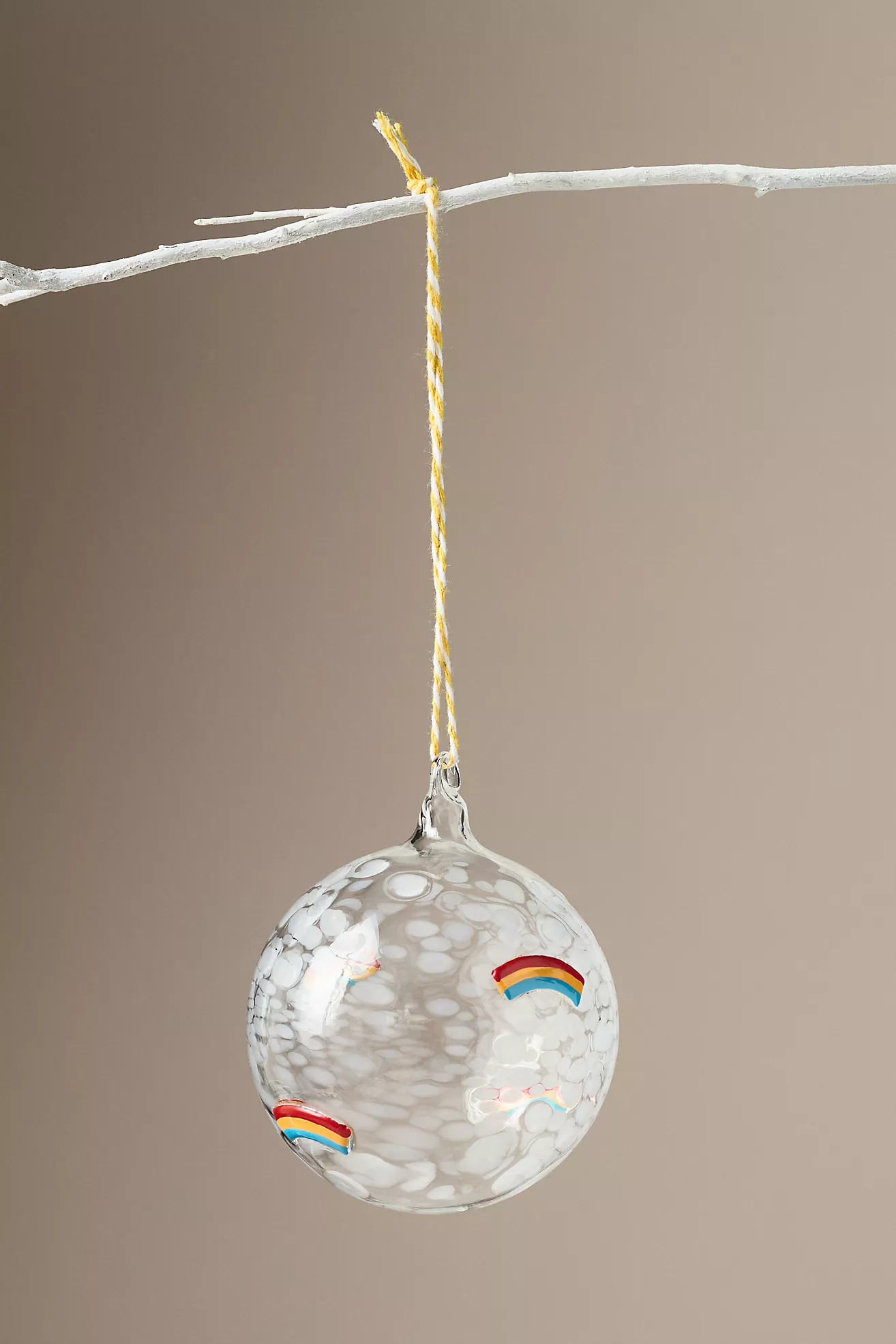 Pressed Bead Icon Glass Ornament | Anthropologie (US)