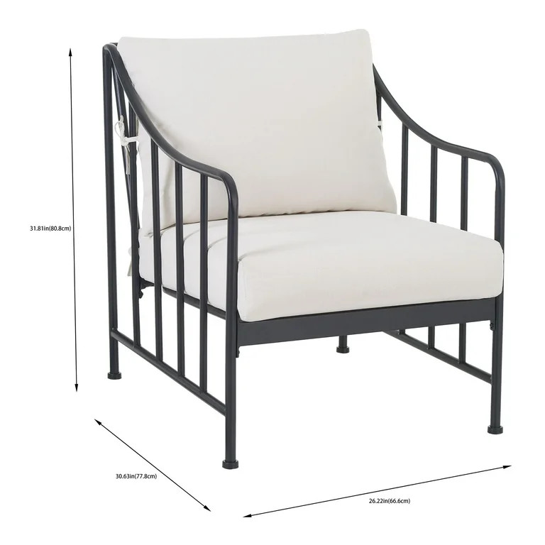 Better Homes & Gardens Aubrey 3-Piece Stationary Chat set, Creamy | Walmart (US)