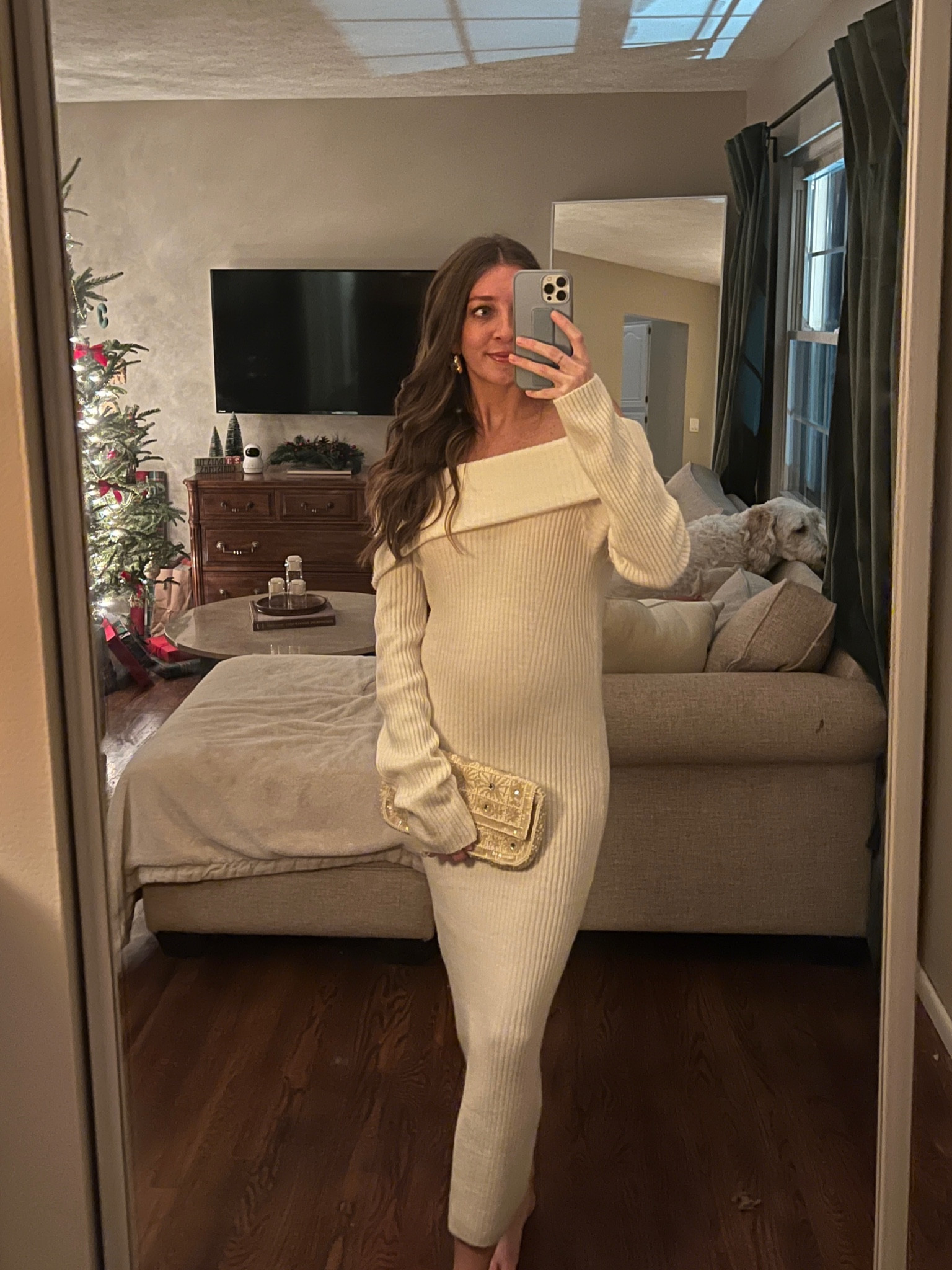 perfect bump friendly holiday dress 🫶🏼✨🎄

#LTKHoliday #LTKFindsUnder50 #LTKSeasonal