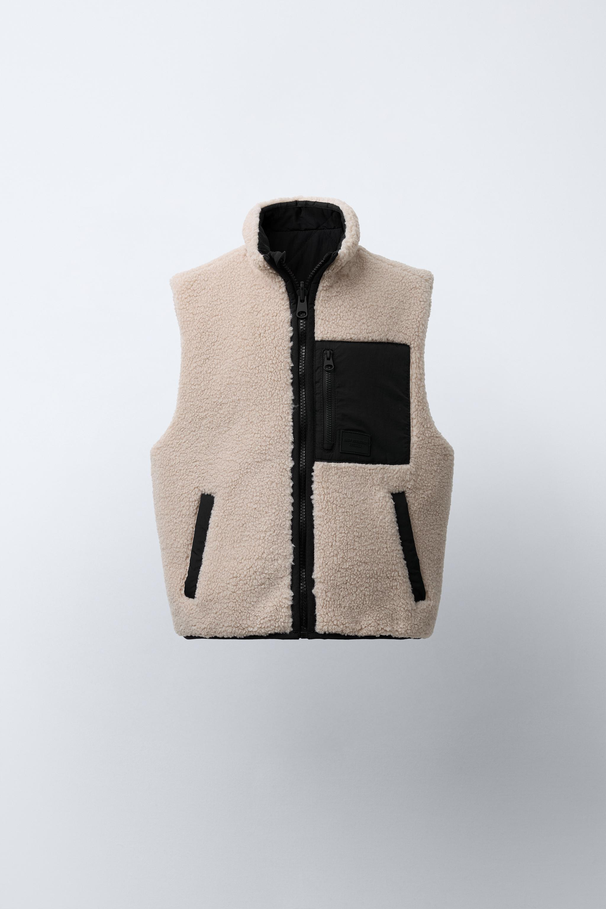 REVERSIBLE FLEECE VEST | Zara US