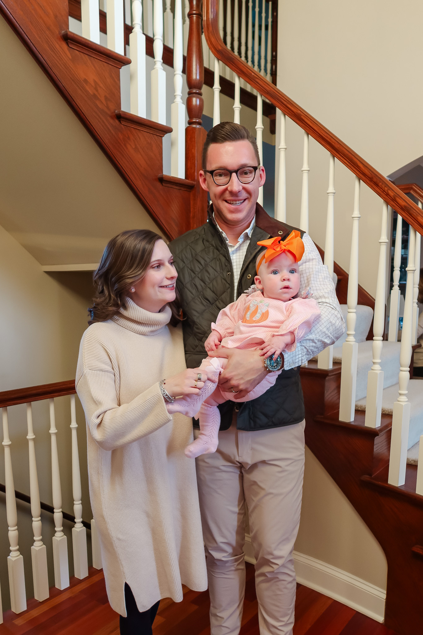 Thanksgiving outfit details! 

Family outfits / mens quilted vest / mens vest / women’s knit dress / sweater dress 