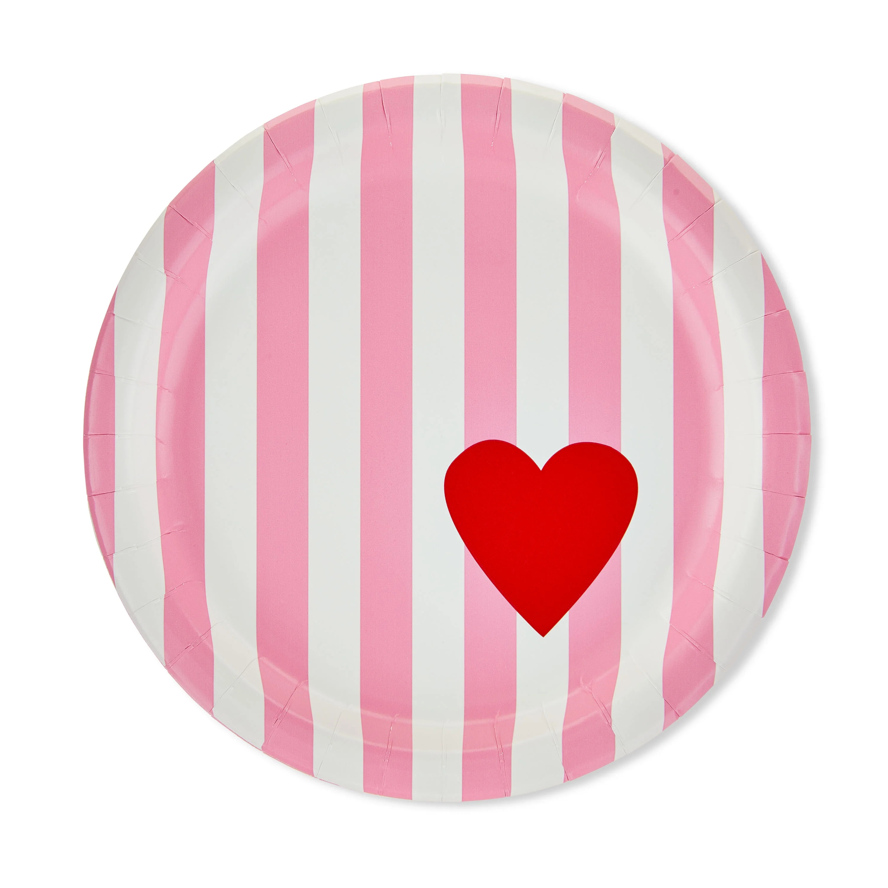 Valentine's Day Romantic Hearts Dessert Plates 7", 8 Count, by Way To Celebrate | Walmart (US)