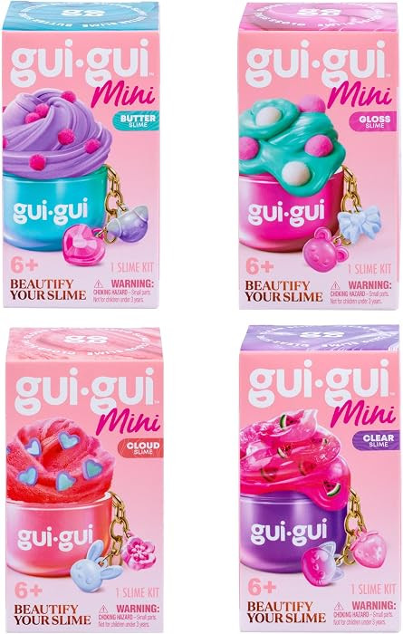 GUI GUI Mini Bundle Pack Slime Kit, Scented Slime for Kids 6+ | Amazon (US)