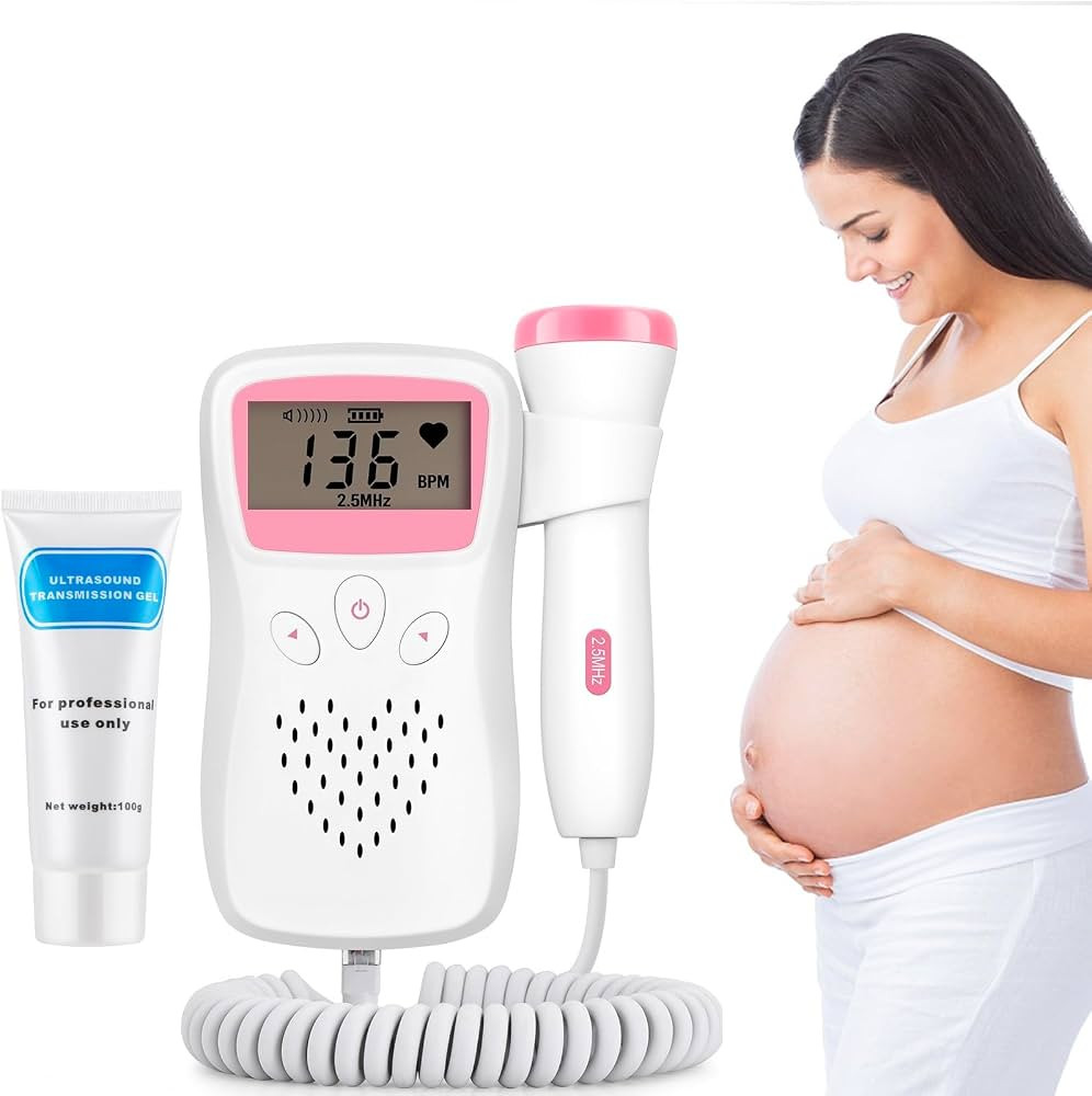 Baby Monitor Heartbeat Pregnancy Accessories,Doppler Fetal Monitor Pregnancy Heartbeat for Home U... | Amazon (US)