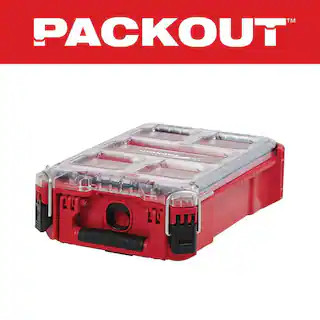 PACKOUT 11-Compartment Impact Resistant Portable Small Parts Organizer | The Home Depot