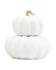 Set Of 2 Outdoor Safe Stacking Pumpkins | TJ Maxx