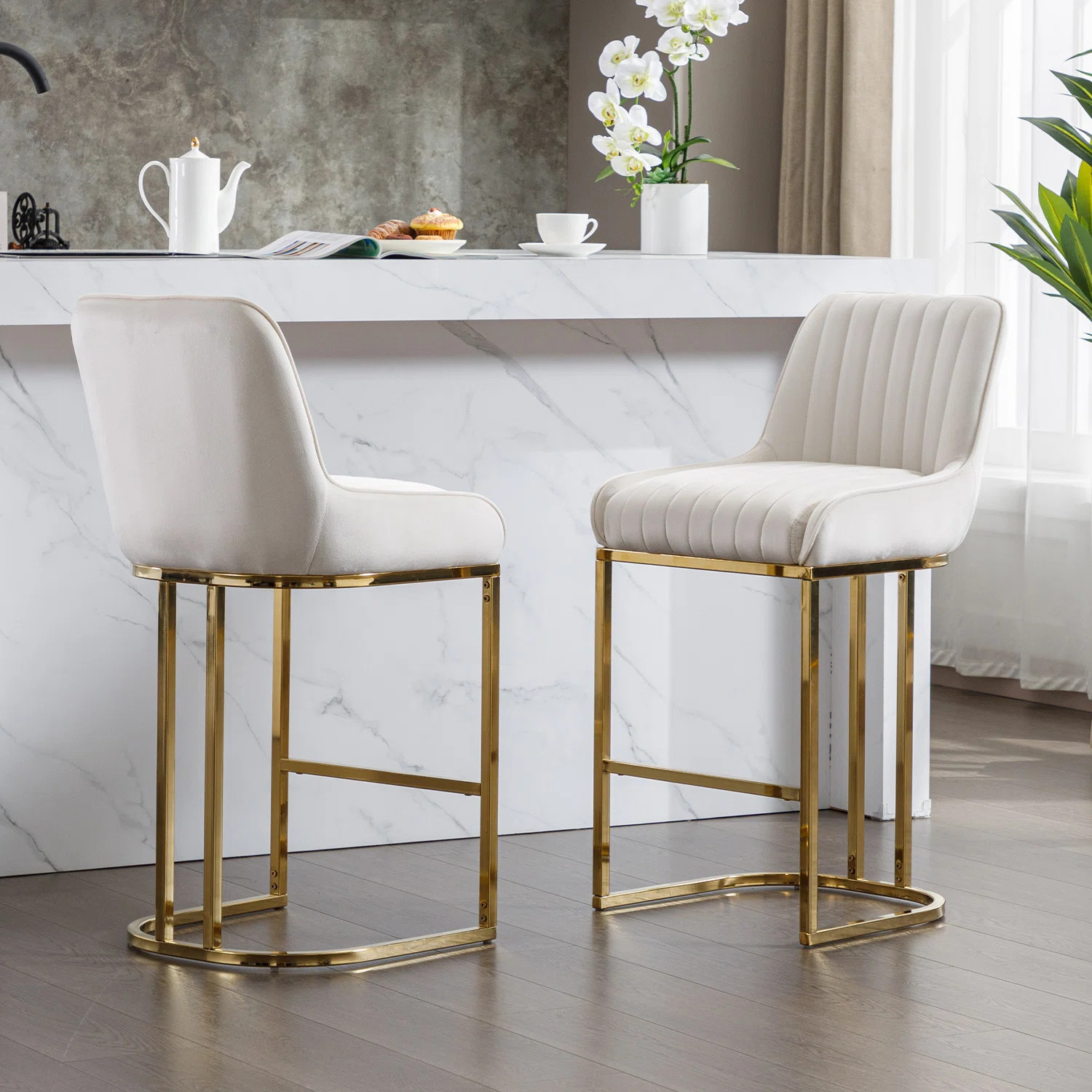 26.25'' Counter Stool (Set of 2) | Wayfair North America