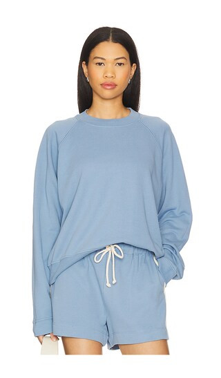 The Eco-terry Crewneck in Cornflower | Revolve Clothing (Global)
