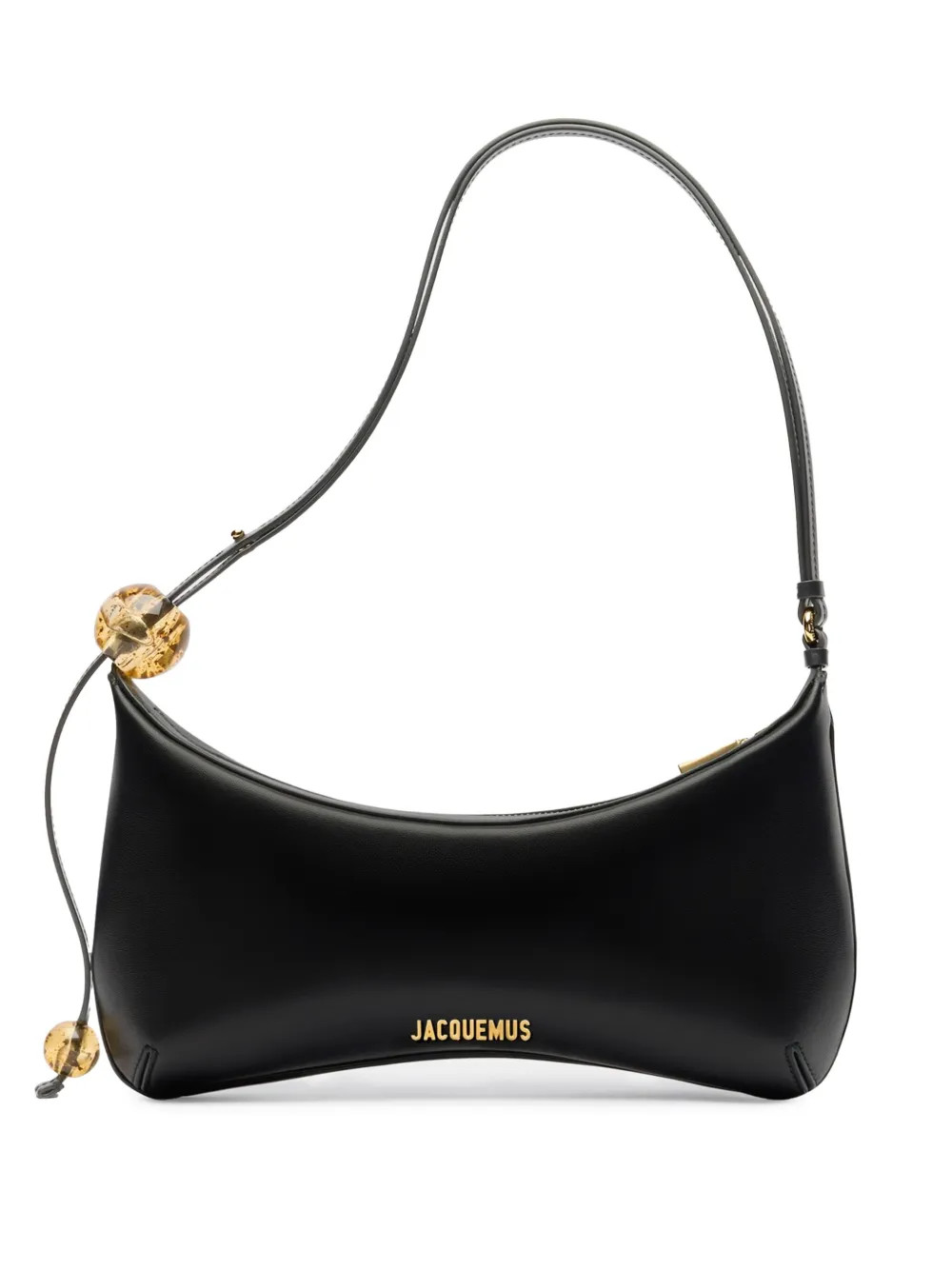 Jacquemus The Bisou Perle Shoulder Bag | Black | FARFETCH SK | Farfetch Global