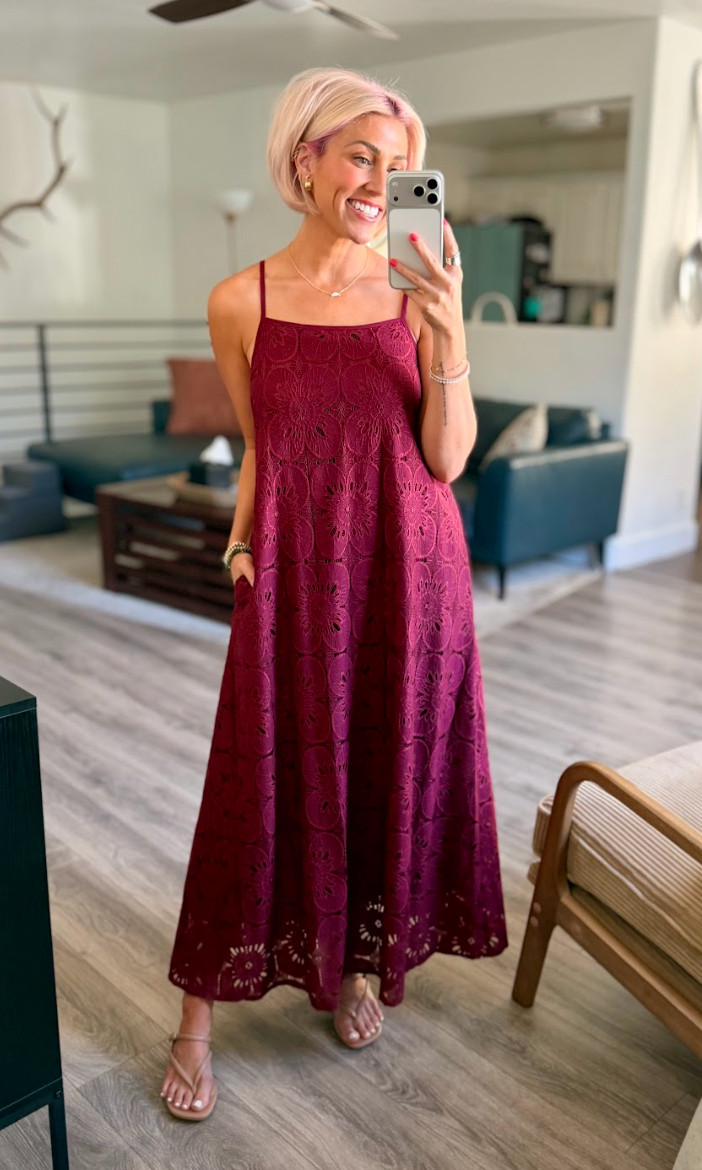 Loving the color of this dress. Paired with these gold accessories, it's a win! Dress: Small // Shoes: TTS  

 #LTKootd #LTKSaleAlert #LTKWedding