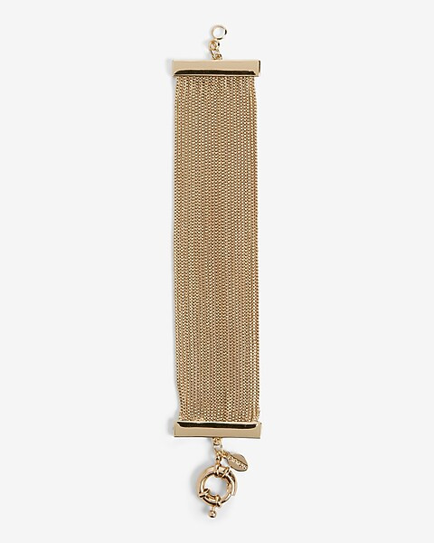 Dainty Chain Multi Row Bracelet | Express