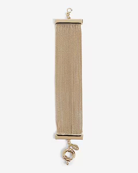 Dainty Chain Multi Row Bracelet | Express